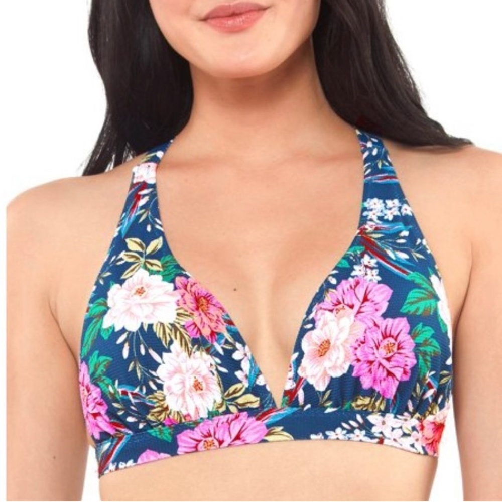 Jessica Simpson Gardenia Paradise halter top bikini